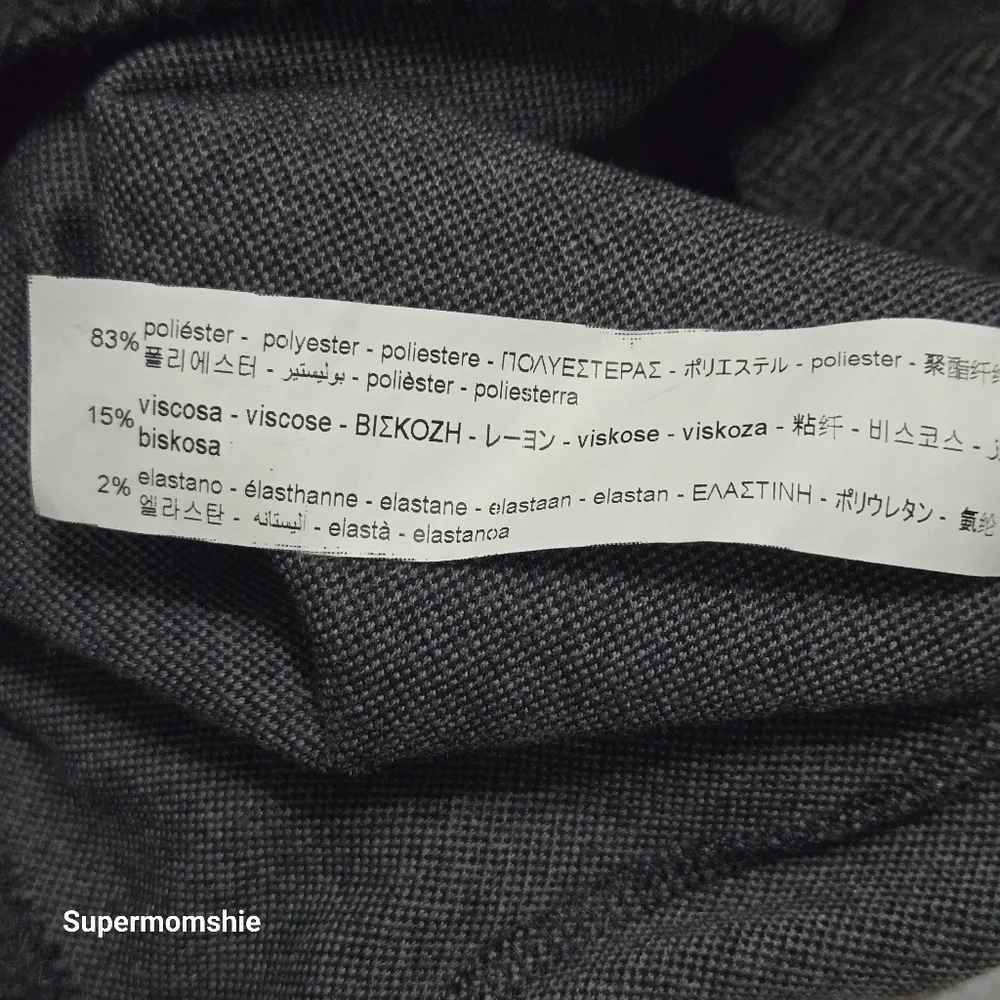 Zara Tweed Black Ruffled. Dress - Picture 7 of 7